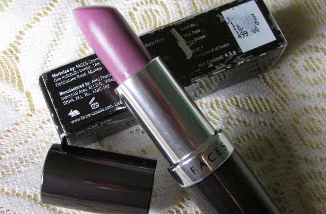 Faces Glam on ColorPerfect Lipstick in Berry Tempt
