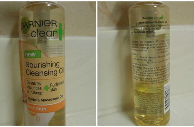 Garnier Nourishing cleansing oil