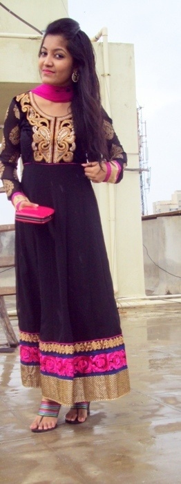 Outfit_Of_The_Day_Pink_Anarkali_Suit___7_