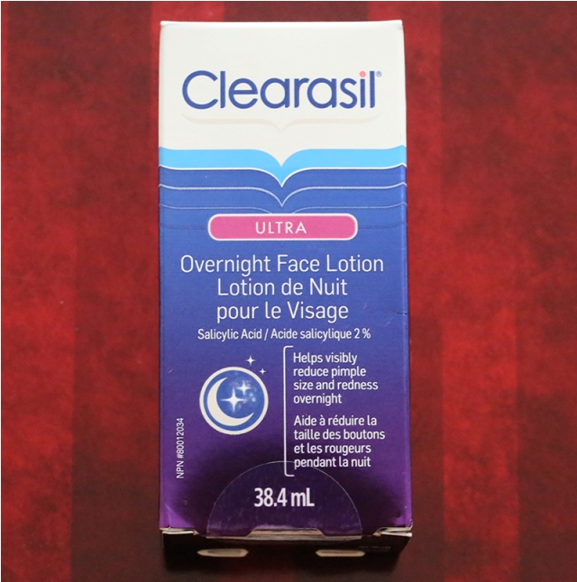 Clearasil Ultra Overnight Face Lotion