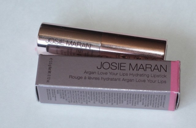 Josie Maran ArganLove Your Lips Hydrating Lipstick in Playful Pink