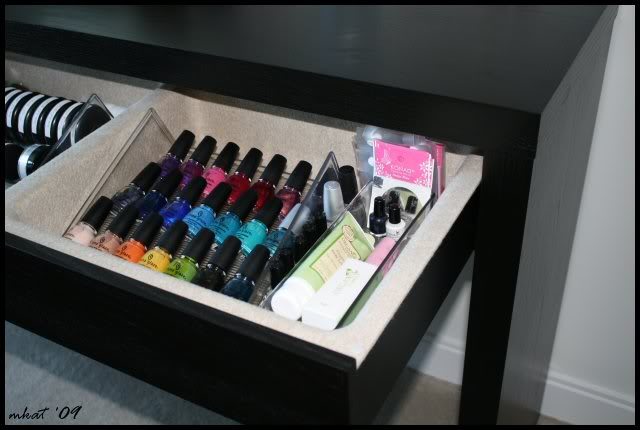 nail polish drawer