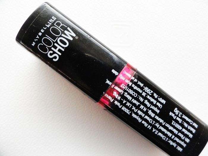 Maybelline Colorshow Lipstick in the shade 111 Midnight Pink