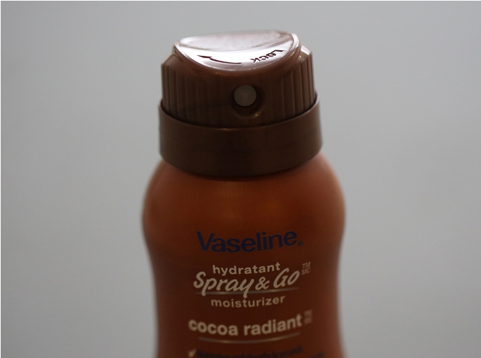 Vaseline Spray and Go Moisturizer Cocoa Radiant