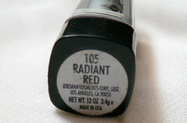 Jordana Lipstick in 105Radiant Red Review