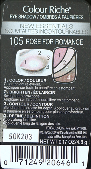 L’Oreal Colour Riche Eyeshadow Rose For Romance