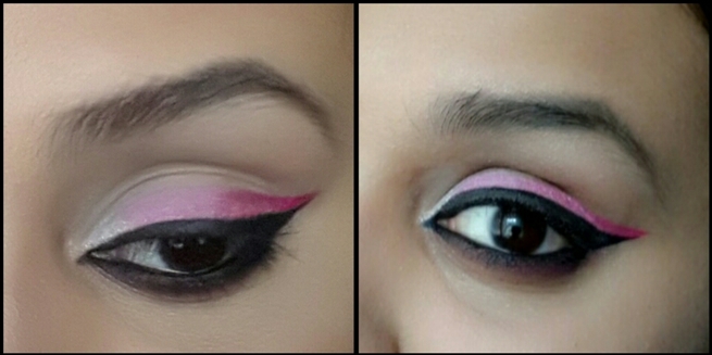 Pink Ombre Eyeliner Makeup - Breast Cancer Awareness Month Inspired