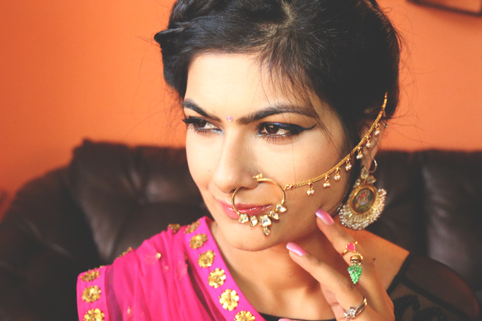 diwali festival eye makeup