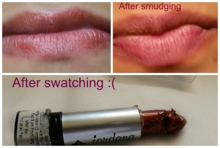 jordana plumwine lipstick swatch