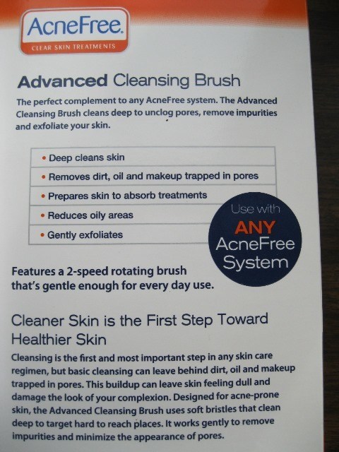 AcneFree Advanced Cleaning Brush 4