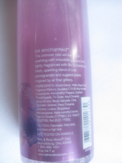 Bath and Body Works Be Enchanted Shimmer Mist