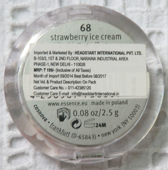 Essence Mono Eyeshadow in Strawberry Ice Cream 68 1