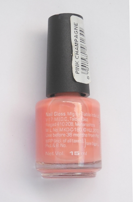 Lakme Absolute Gel Stylist Nail Paint - Pink Champagne