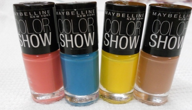 Maybelline New York Color Show Nail Paint 4 shades 1