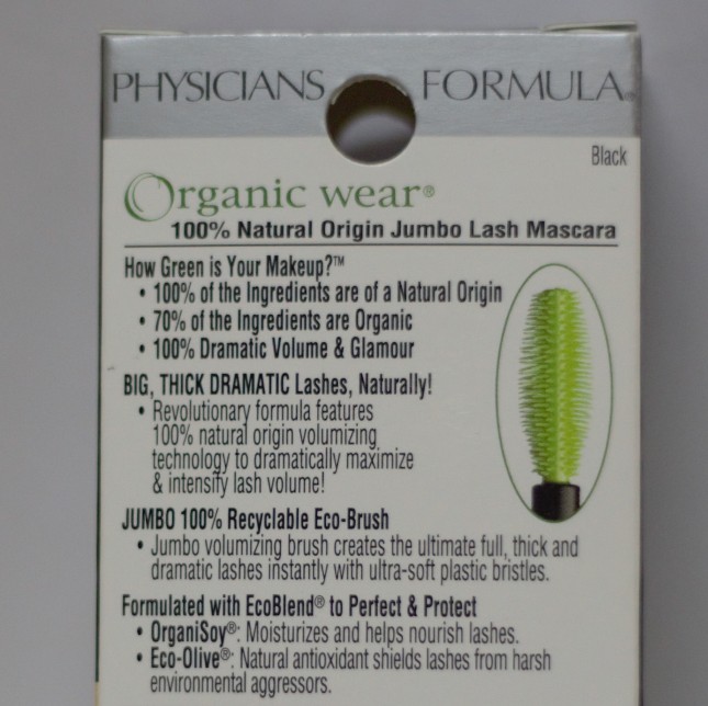 Physicians Formula Organic Wear Jumbo Lash Mascara