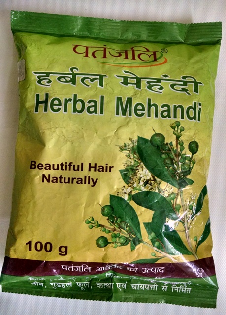 Patanjali Herbal Mehandi Natural Black Review | White Hair to Black  Naturally | Safed Balon ka Ilaj - YouTube