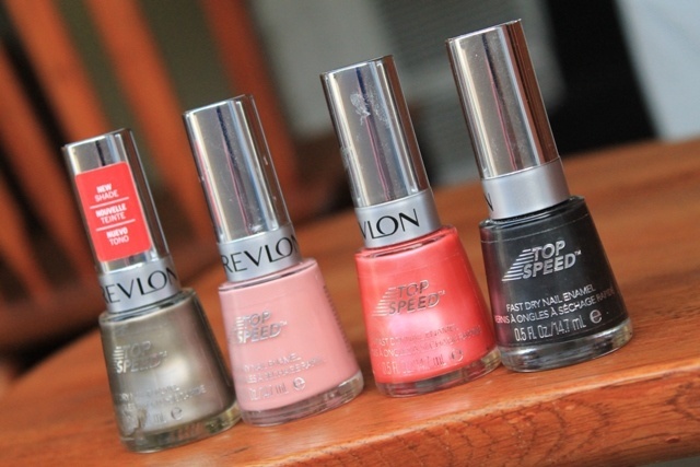 Revlon Top Speed Fast Dry Nail Enamels in 4 Shades