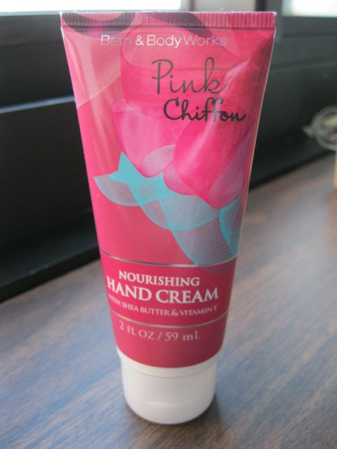 Bath and Body Works Pink Chiffon Nourishing Hand Cream
