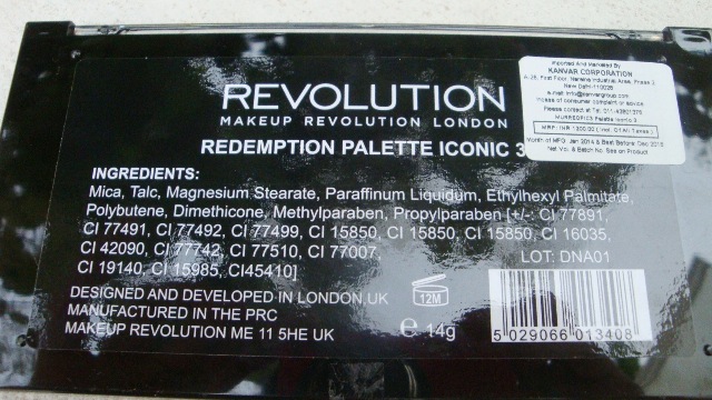 Makeup Revolution Iconic 3 Redemption Eye Shadow Palette  (5)