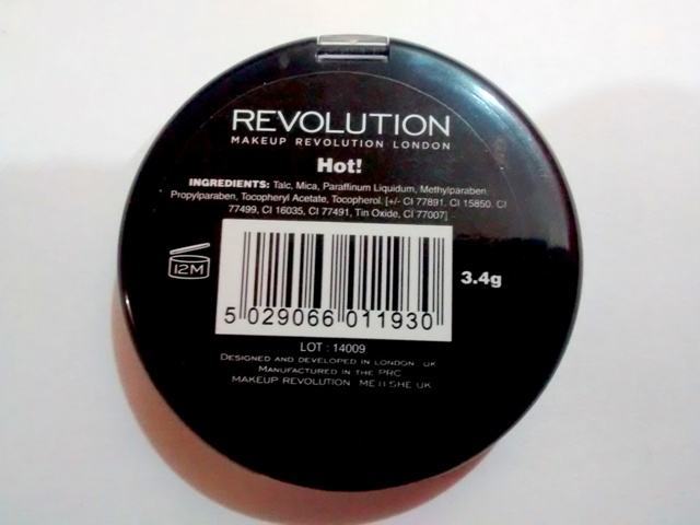 Makeup Revolution London Powder Blush Hot  (6)