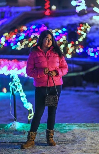 Outfit_of_the_Day_Pink_Puffer_Jacket_with_Furlined_Snow_Boots__1_