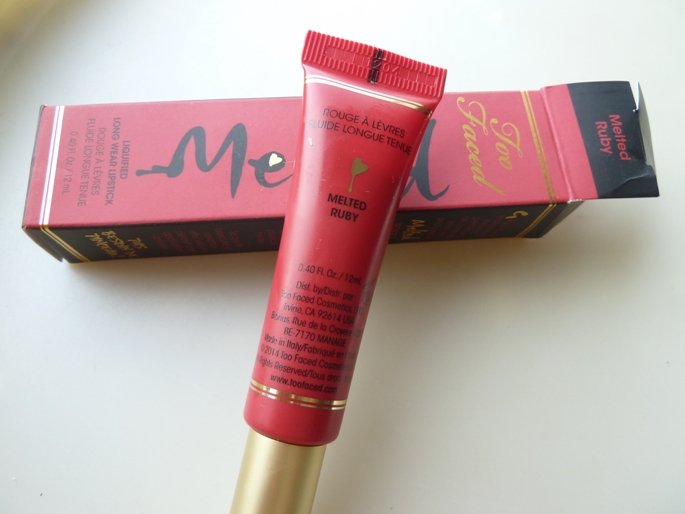 Too Faced Liquified Long Wear Melted Ruby Lipstick