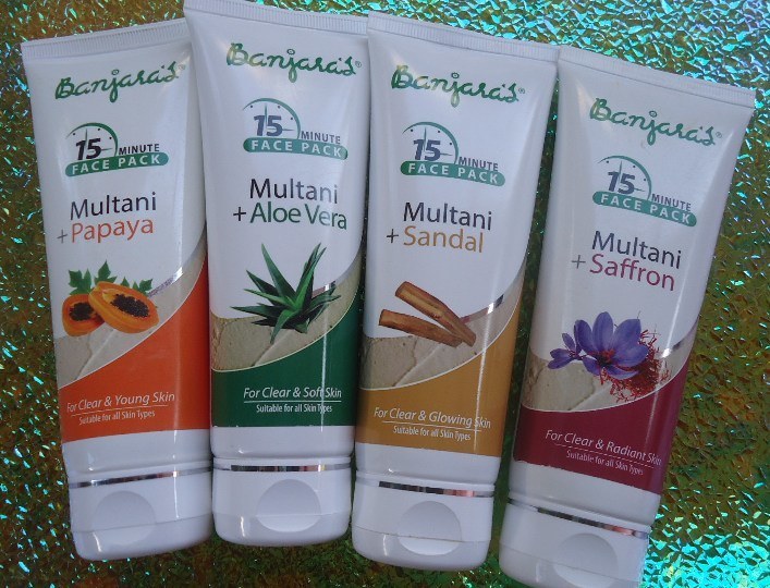 Banjara's 15 Minute Multani + Saffron Face Pack