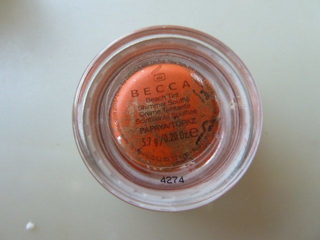 Becca Papaya/Topaz Beach Tint Shimmer Souffle
