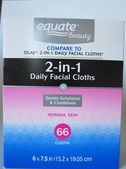 Equate 2 in 1 Daily Facial Cloths (2)