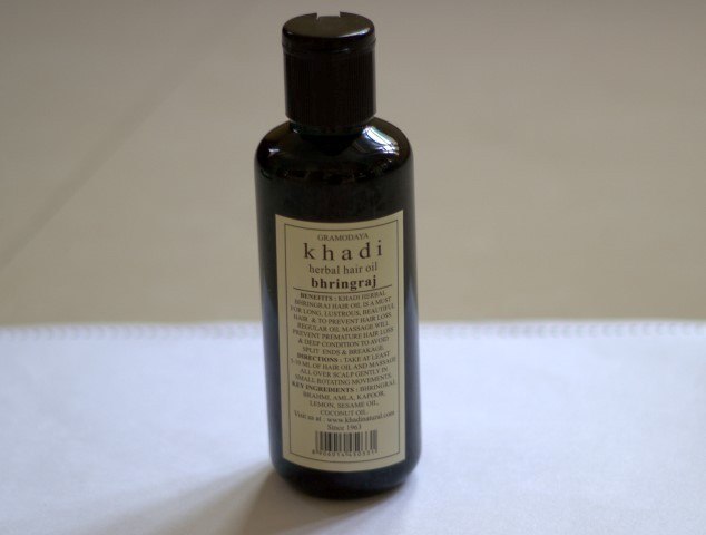 Khadi Bhringraj Herbal Hair Oil Review
