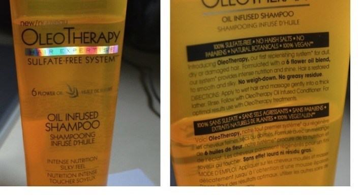 L'Oreal Oleo Therapy Sulfate-Free System Oil Infused Shampoo