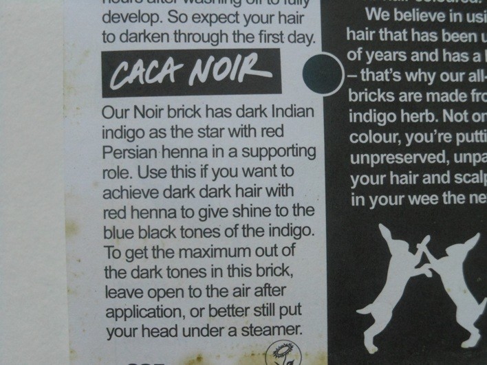 Lush Caca Noir Henna Hair Dye