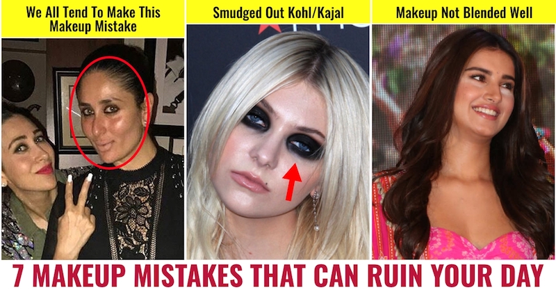 Makeup Mistakes that can ruin your day