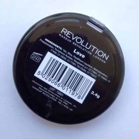 Makeup Revolution London Love Powder Blush Review1