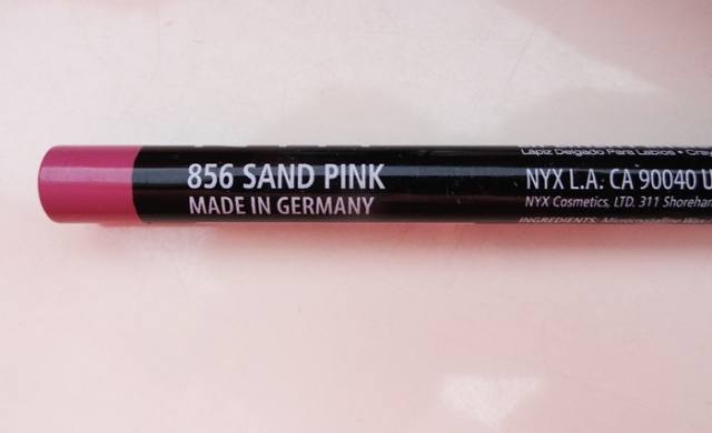 NYX Slim Lip Pencil in Sand Pink (2)