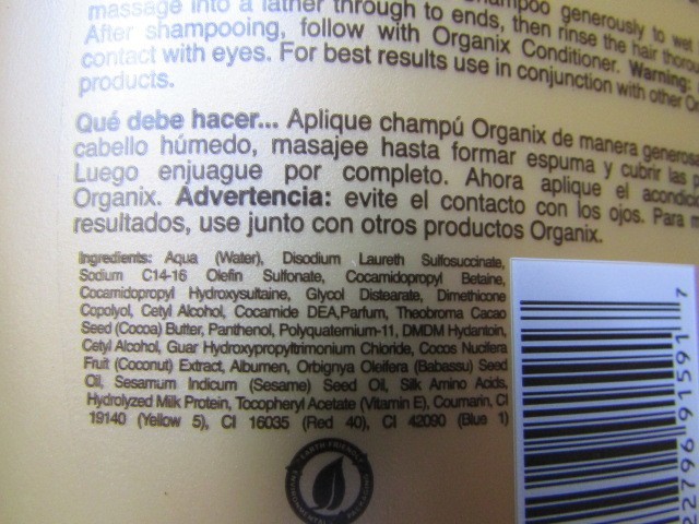 Organix Cocoa Butter Instant Repair Shampoo (4)