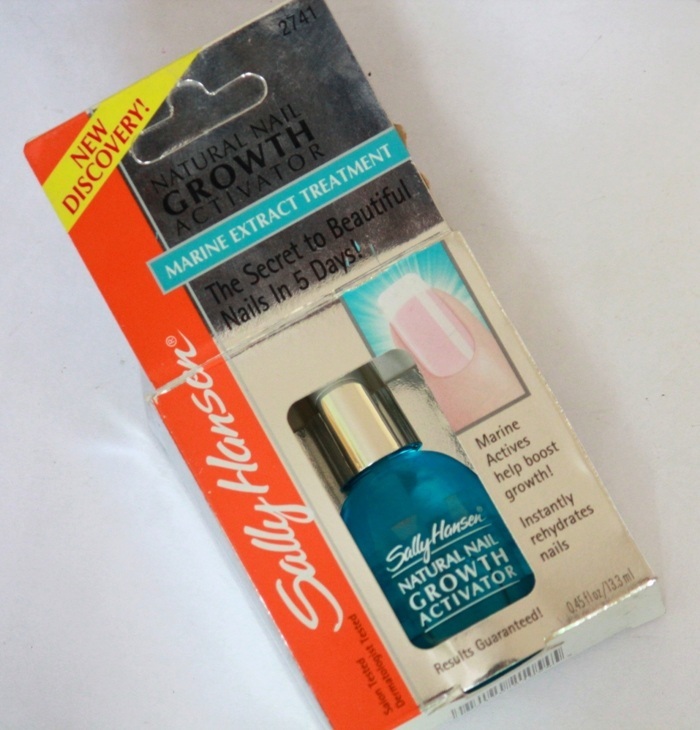 Sally Hansen Natural Nail Growth Activator Marine Extract Treatment Review.