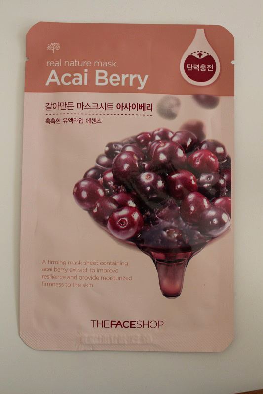 The Face Shop Acai Berry Real Nature Mask Review