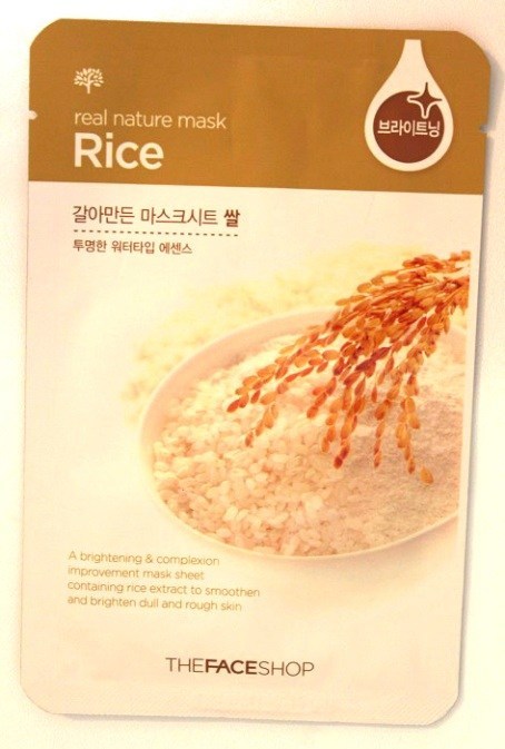 The Face Shop Real Nature Mask Sheet Rice