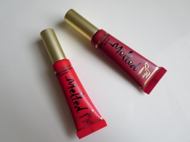 Too Faced Strawberry Melted Liquified Long Wear Lipstick Review, Swatch (12)