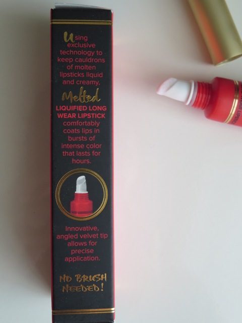 Too Faced Strawberry Melted Liquified Long Wear Lipstick Review, Swatch (5)