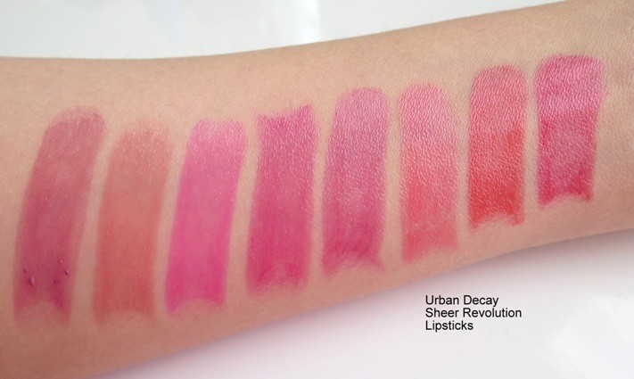 Urban Decay Sheer Revolution Lipsticks