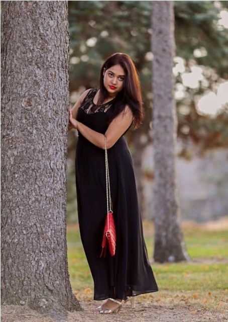 black evening gown outfit (2)
