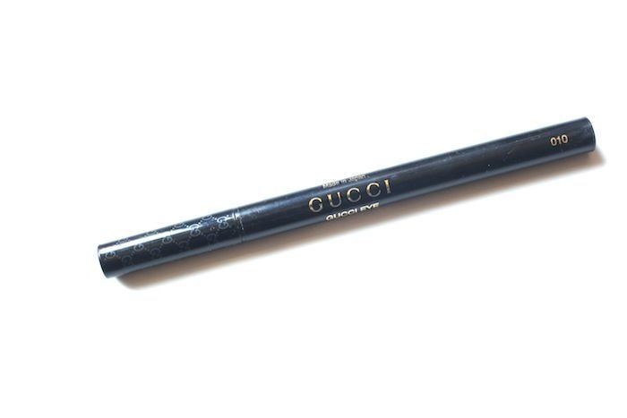 gucci iconic balck power liquid eyeliner pen review, swatch,eotd