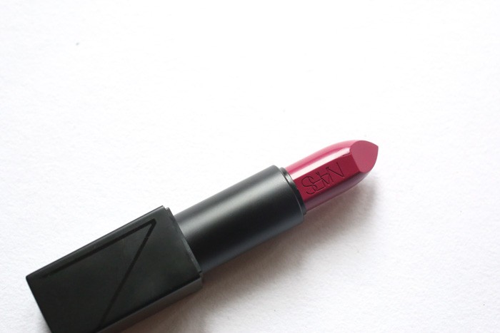 nars audacious lipstick janet review, swatch