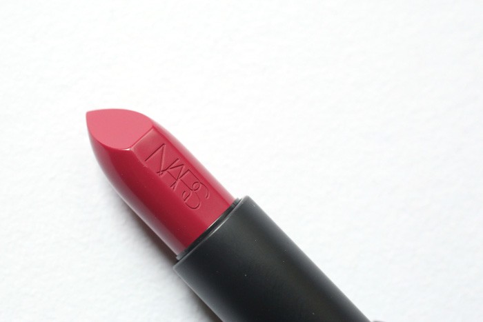 nars audacious lipstick vera review, swath, fotd