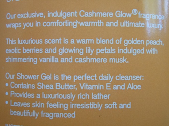 Bath and Body Works Cashmere Glow Shower Gel