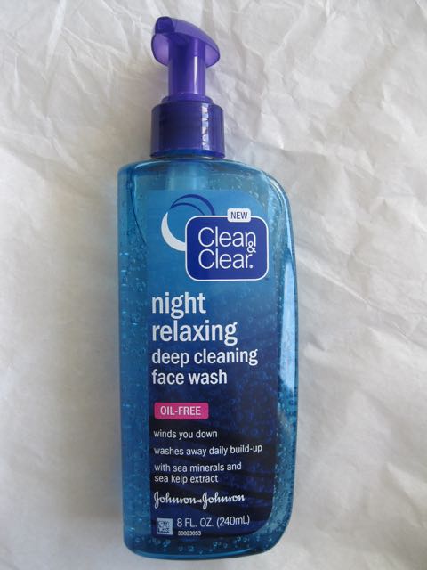 Clean and Clear Night Relaxing Deep Cleaning Face Wash