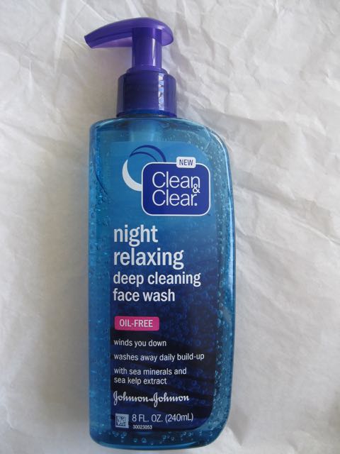 Clean and Clear Night Relaxing Deep Cleaning Face Wash