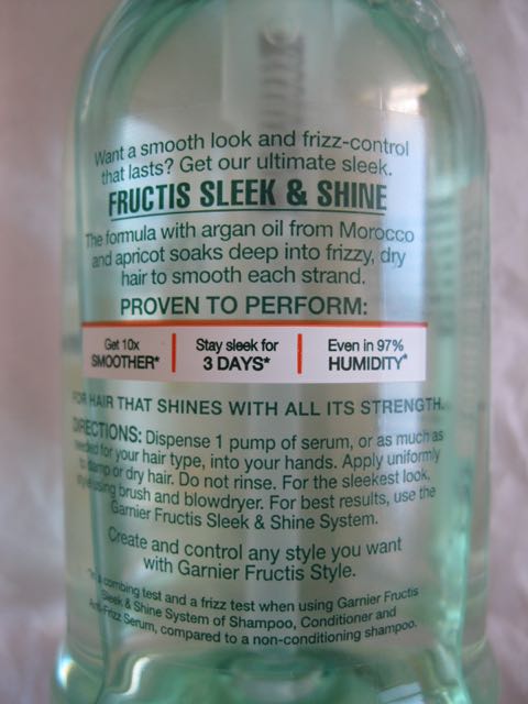 Garnier Fructis Sleek and Shine Anti-Frizz Serum